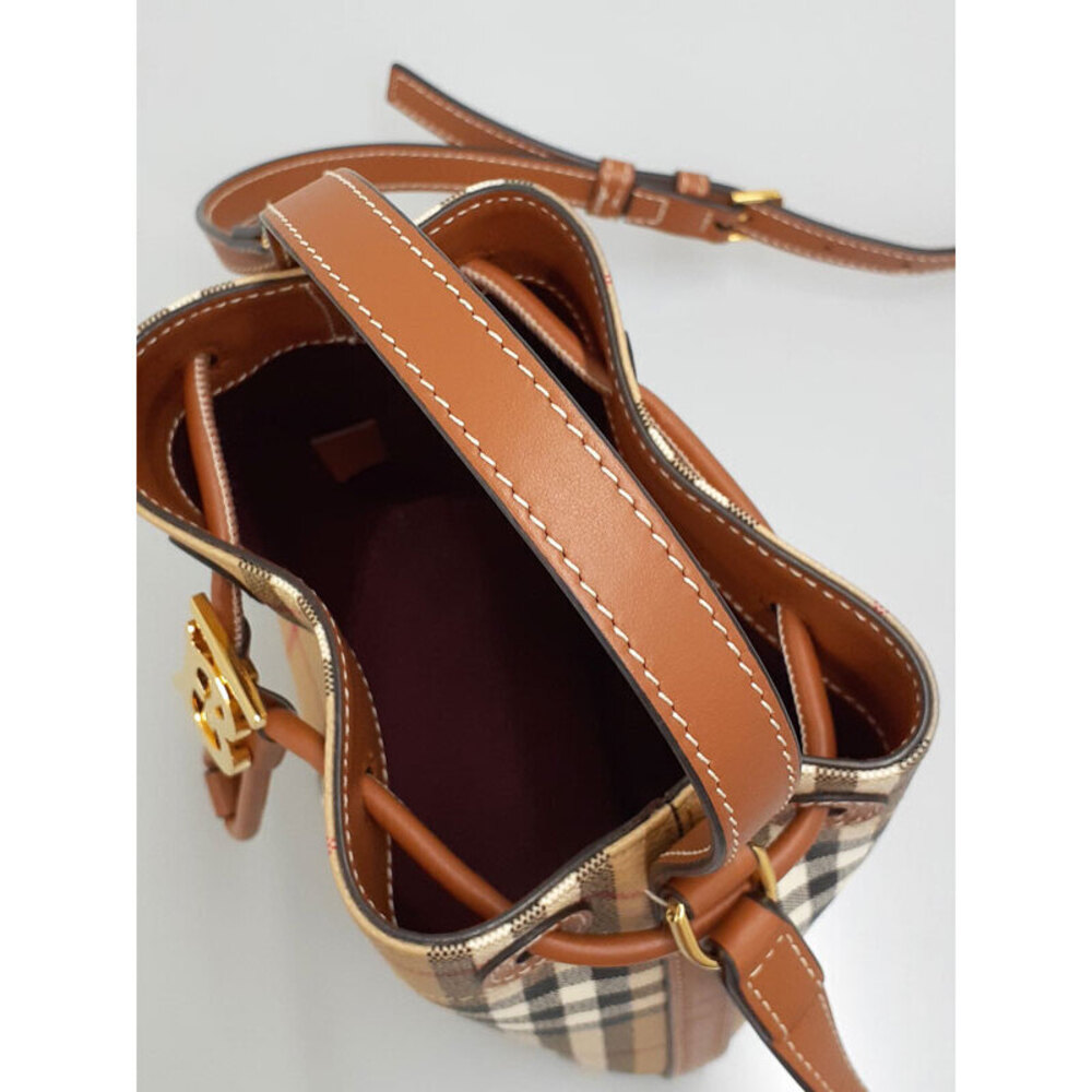 Burberry Check Bucket Bag Shoulder - Picture 9 of 9